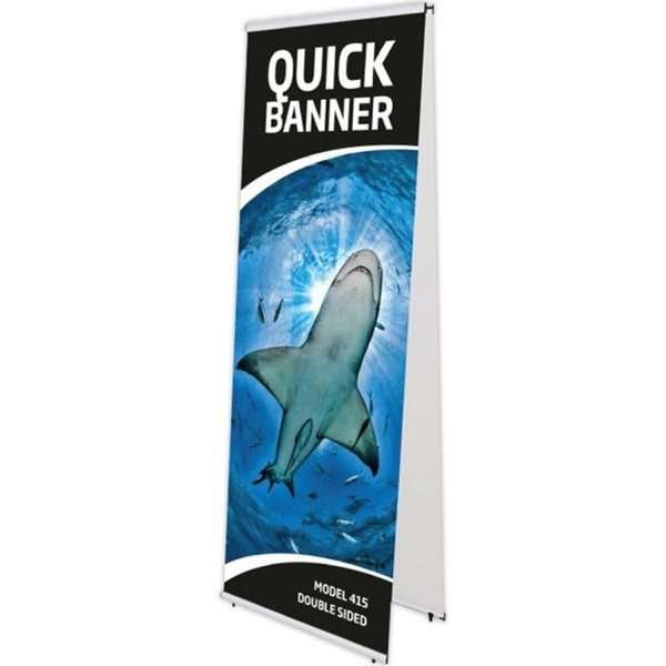Quick Banner Dobbeltsidet uden banner og print- 80x200cm #1