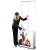 Flex Roll-up, dobbeltsidet, alu/sølv, 100 x 230 cm, med taske #9