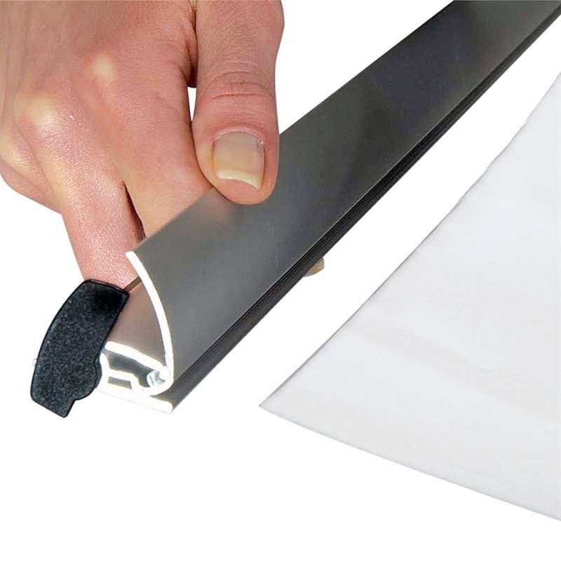Flex Roll-up, dobbeltsidet, alu/sølv, 100 x 230 cm, med taske #6