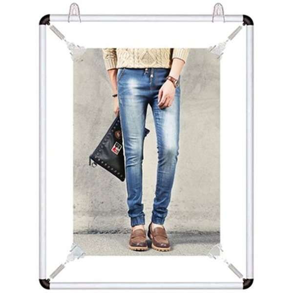 Poster strecher Plakatramme dobbeltsidet - 50x70 cm - sølv #1