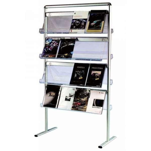 Info Line Mega Brochurestander dobbeltsidet - 32xA4 - 21x29.7 cm #1