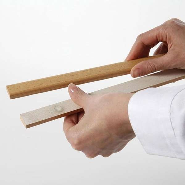 Wood Poster Hanger i lys bøg. plakatliste i træ, magnetisk - 50cm sæt #13
