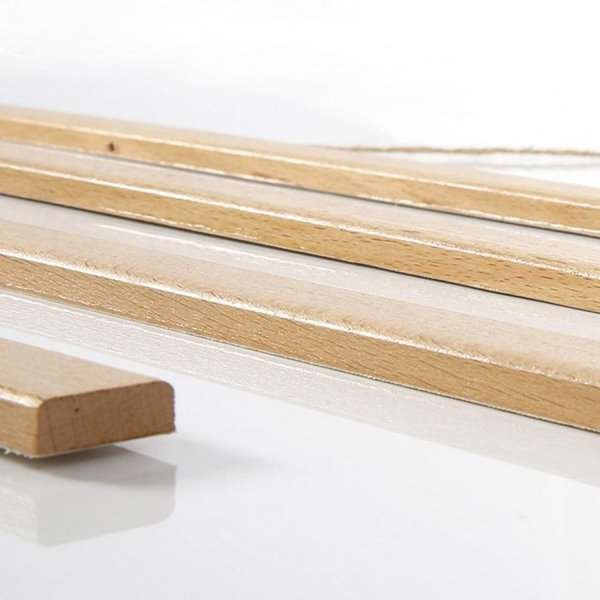 Wood Poster Hanger i lys bøg. plakatliste i træ, magnetisk - 50cm sæt #19