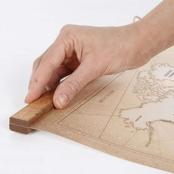 Wood Poster Hanger i lys bøg. plakatliste i træ, magnetisk - 50cm sæt #5