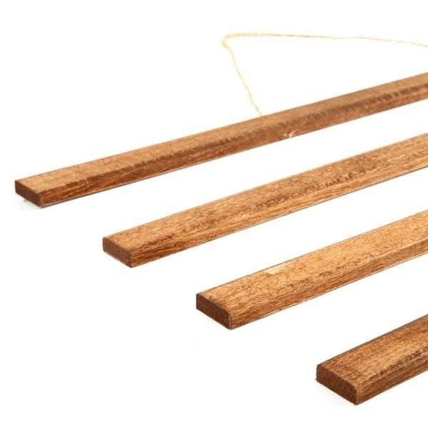 Wood Poster Hanger i lys bøg. plakatliste i træ, magnetisk - 50cm sæt #14