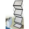 Flex Brochurestander, sort - 6 x A3 #5