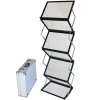 Flex Brochurestander, sort - 6 x A3 #1