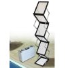 Flex Brochurestander, sort - 6 x A5 #6