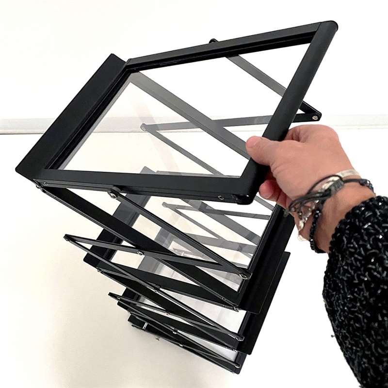 Flex Brochurestander, sort - 6 x A5 #3