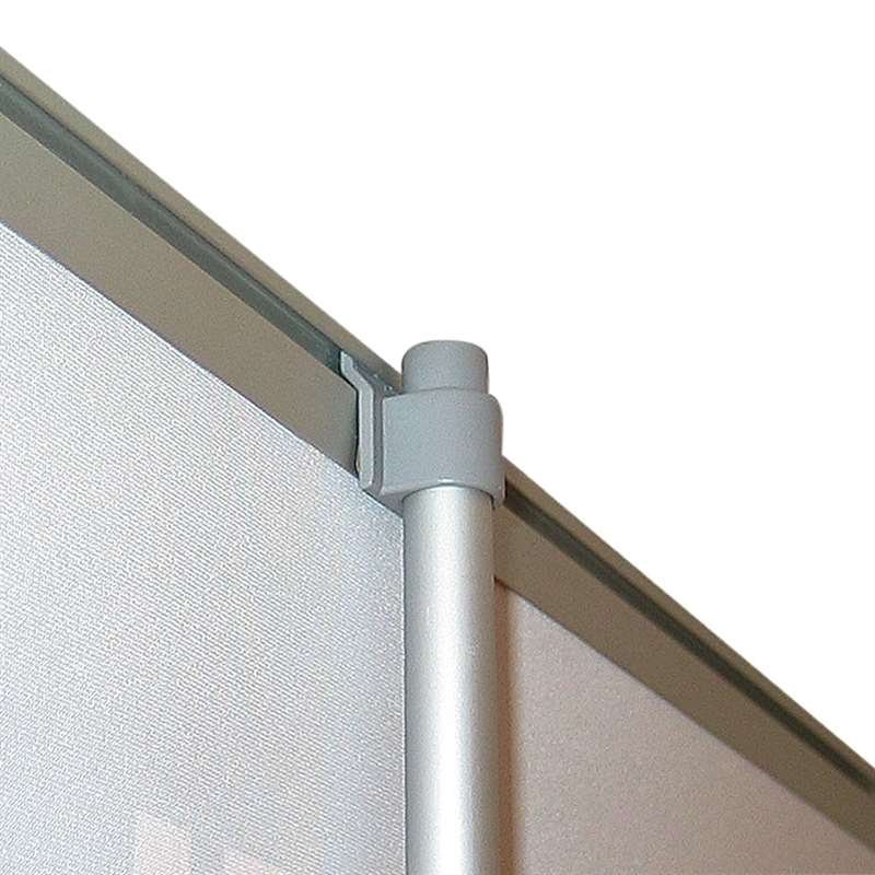 Eco Roll-up kassette, enkeltsidet, 85 cm, alu/sølv, inkl. taske #6