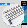 Beachflag, Outdoor Square Flag, Small, stangsystem #1