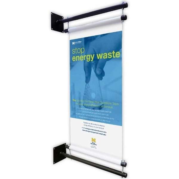 Væg Banner Holder 50cm #1