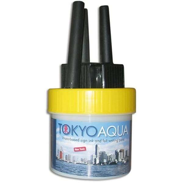 Tokyo Aqua - 4 filtpennesæt - Gul #1