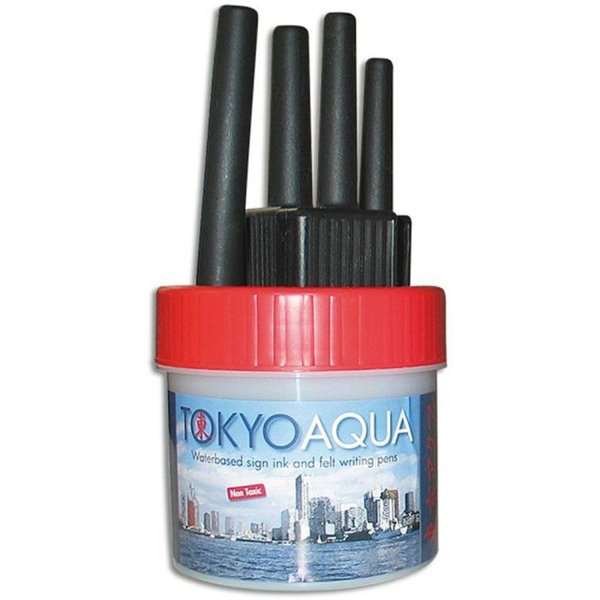 Tokyo Aqua - 4 filtpennesæt - Rød #1