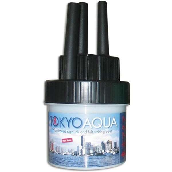 Tokyo Aqua - 4 filtpennesæt - Sort #1