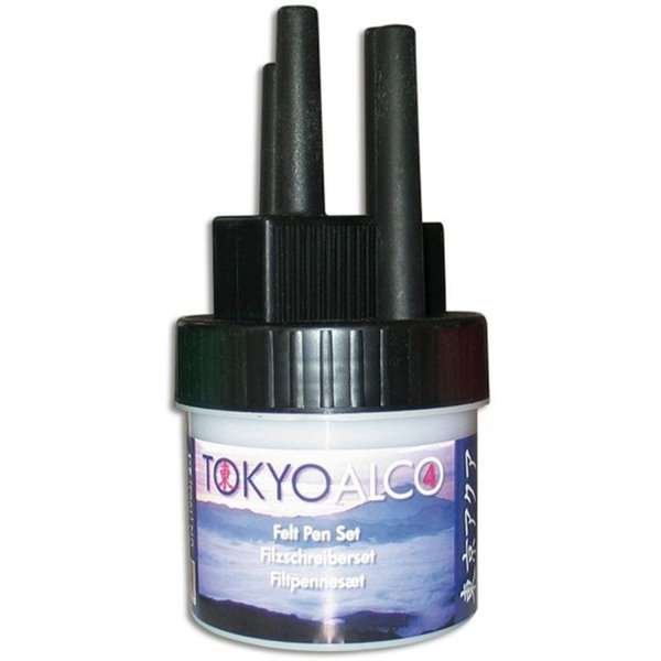 Tokyo Alco - 4 Filtpenne - Sort #1