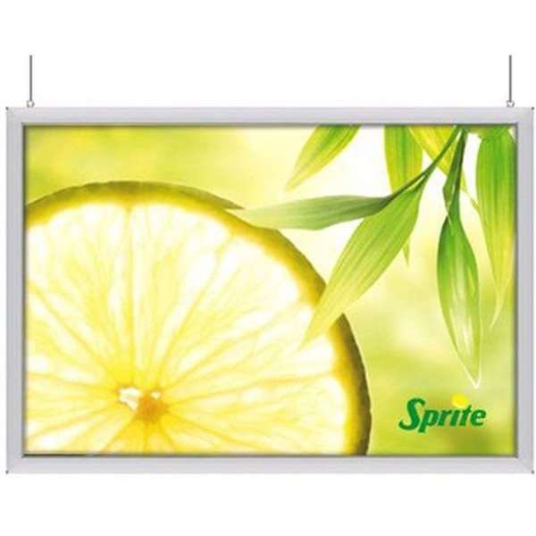 LED Slim Light Lux Dobbelsidet - 70x100cm Horisontal #1