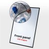 PET Frontplade Med Magnet, Sort kant - 53x73cm #1