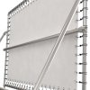 Banner Tube High Stand, fritstående ramme af alurør 0,3 mm / Ø 48 mm - 200 x 100 cm #7