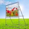 Banner Tube High Stand, fritstående ramme af alurør 0,3 mm / Ø 48 mm - 100 x 100 cm #2