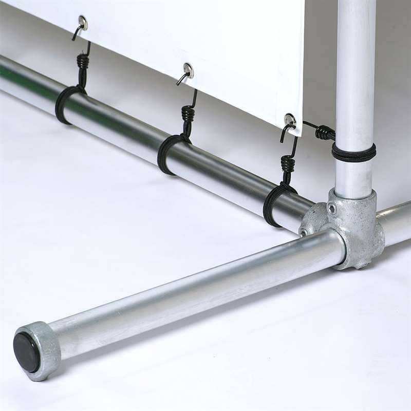 Banner Tube Freestanding Frame, fritstående ramme af alurør 0,3 mm / Ø 48 mm - 200 x 100 cm #5