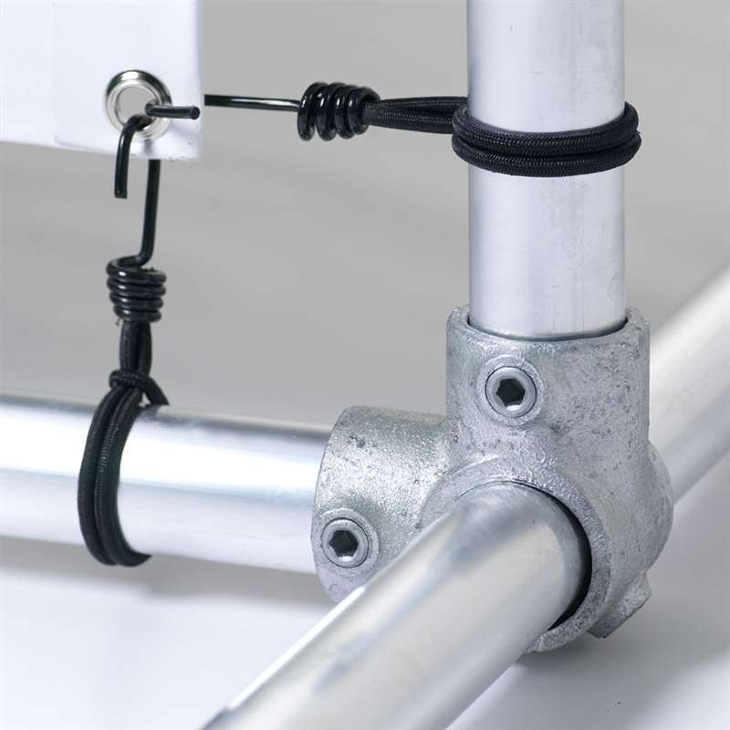 Banner Tube Freestanding Frame, fritstående ramme af alurør 0,3 mm / Ø 48 mm - 200 x 100 cm #4