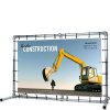 Banner Tube Freestanding Frame, fritstående ramme af alurør 0,3 mm / Ø 48 mm - 150 x 100 cm #1