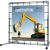 Banner Tube Freestanding Frame, fritstående ramme af alurør 0,3 mm / Ø 48 mm - 100 x 100 cm #1