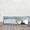Banner Tube Freestanding Frame, fritstående ramme af alurør 0,3 mm / Ø 48 mm - 200 x 50 cm #2