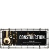 Banner Tube Wall Frame, ramme med vægbeslag, af 48 mm alurør, 150 x 50 cm #1