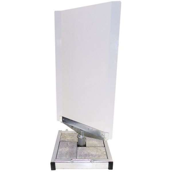 Outdoor Spin-Sign Gadeskilt - 40x79 cm - hvid #3