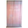 Mega Roll-up enkeltsidet - 150x250 cm - sølv #4