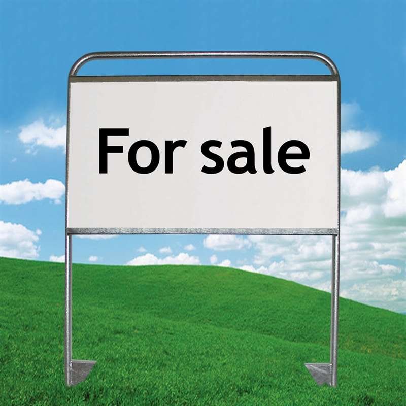 Estate Sign XL, mæglerskilt uden plade og print #8