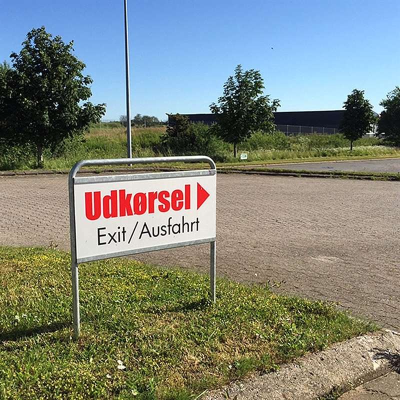 Estate Sign Standard, mæglerskilt, uden plade #5
