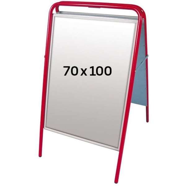 Expo Sign Standard Gadeskilt - 70x100 cm - rød #1