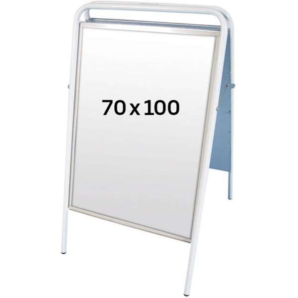 Expo Sign Standard Gadeskilt - 70x100 cm - hvid #1