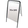 Expo Sign Standard Gadeskilt - 70x100 cm - sort #1