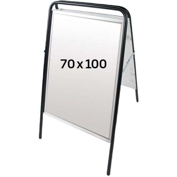 Expo Sign Standard Gadeskilt - 70x100 cm - sort #1