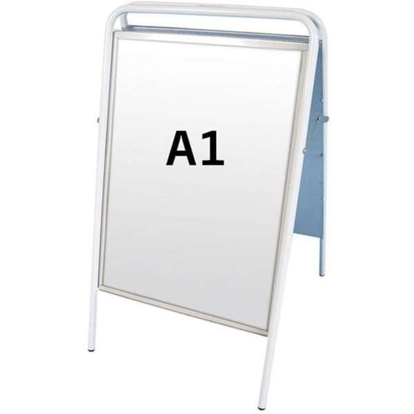 Expo Sign Standard Gadeskilt - A1 - hvid #1