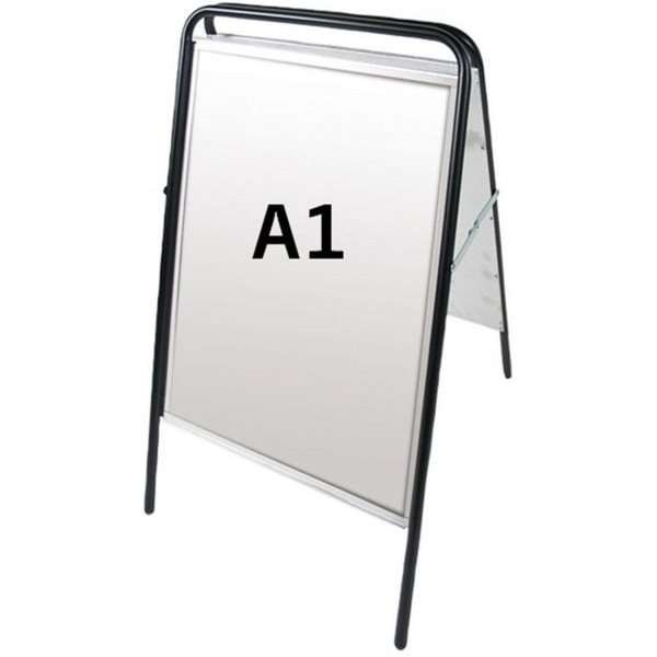 Expo Sign Standard Gadeskilt - A1 - sort #1