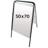 Expo Sign Standard Gadeskilt - 50x70 cm - sort #1