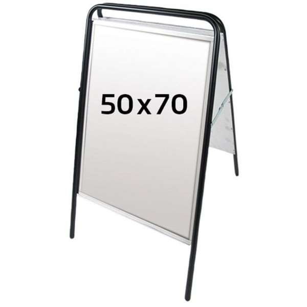 Expo Sign Standard Gadeskilt - 50x70 cm - sort #1