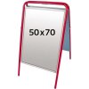 Expo Sign Standard Gadeskilt - 50x70 cm - rød #1