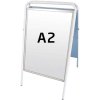 Expo Sign Standard Gadeskilt - A2 - hvid #1