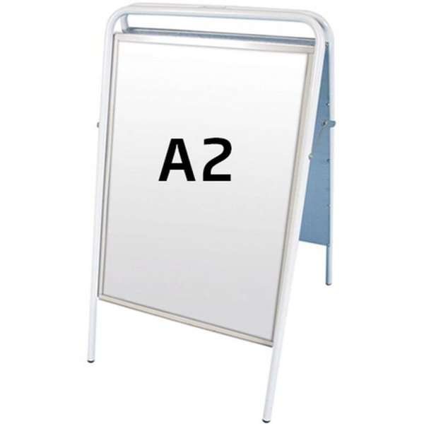 Expo Sign Standard Gadeskilt - A2 - hvid #1