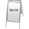 Expo Sign Standard Gadeskilt - 50x70 cm - sølv #1