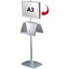Mini Multi Stander - Dobbeltsidet A3 Klikramme + A3 Stål Hylde #1