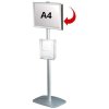 Mini Multi Stander - Dobbeltsidet A4 Klikramme + A4 Brochureholder #1