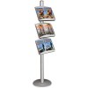 Multistander enkeltsidet i aluminium - 3xA3 - 29.7x42 cm #1