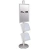 Multi Stander 3 - Enkeltsidet Med 2 Akrylhyler 25mm  1x70x100cm #1